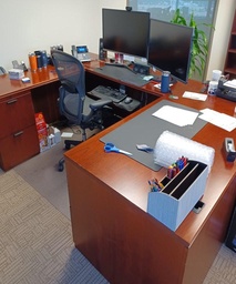 [#E7-155] Lh U-Desk 6’ X 9’