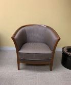 [#B12-ES10] Striped Side Chair