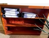 [#D3-ES22] Wooden 4-Shelf Bookcase