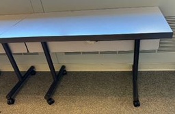 [#C19-37] Desk, black, 24x48x28"