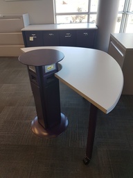 [#C1-32] Partial table with freestanding power/data