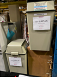 [#G4-RM004] Metal disposable container for restricted material