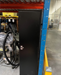 [#D17-MM015] Black Metal Locker