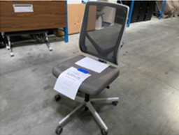 [#B5-TG018] Gray Allsteel Conference Chair