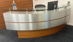 [#E5-48] Reception desk | Balcão de recepção, 260x82x106"