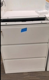 [#D8-2] WHITE LATERALS 3 HIGH X 36" WIDE SHARING 108" TOPS