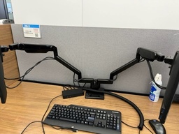 [#H10-1] Humanscale Double Monitor Arms