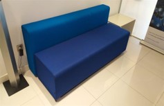 [#B6-100] Blue Sofa