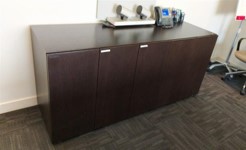 [#D5-101] Dark Wood 5 Door Cabinet