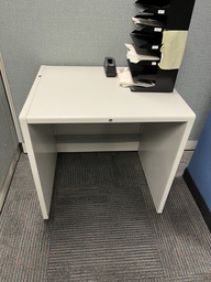 [#C10-Pic 94] Light Grey Printer Table, 30x25x30"