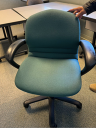 [#B13-18] Task chair, blue