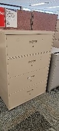 [#D10-4] 4 Drawer Lateral Filing Cabinet (36"W X 18"D X 52"H)