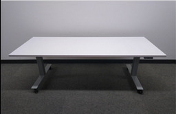 [#E10-16] 72" Knoll White Electric Caster - height adjustable desk