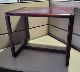 [#C11-25] Small Wood Table, 24 x 18 x 20"