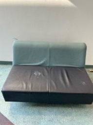 [#B6] Teal and black couch