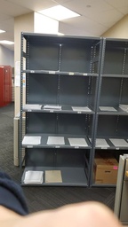 [#D3-18] Metal 4-High Bookcase