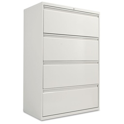 [#D10] 4 Drawer Lateral White Filing Cabinet (photo representation)