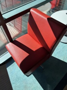 [#B12-2] Red Lounge Chair 
