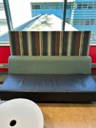 [#B6-5] Teal+Black Pattern Backing Lounge
