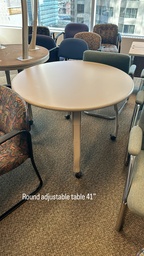 [#C5-66] Round Adjustable 42" Table