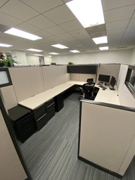 [#A4-8] Black and Tan Manager's Workstation