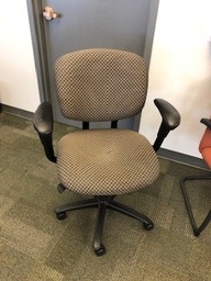 [#B12-16] Brown Task Chairs