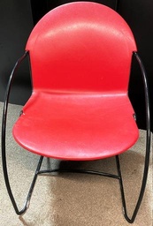 [#B4-190] Steelcase Red Stack Chair