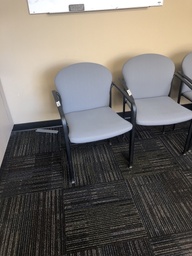 [#B8-157] Guest Chair Wood, Upholstered 