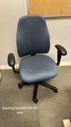 [#B13-10] High Black Blue Task, with arms