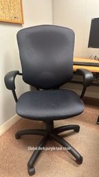 [#B13-18] Dark Purple Task Chair
