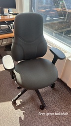 [#B13-20] Grey-Green Task Chair
