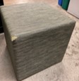 [#B11-2] Cube Ottoman ( slightly damaged on corner)