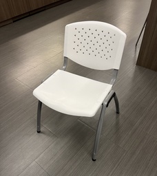 [#B4-9] White Café Chair