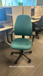 [#B13-40] High-back green task chair