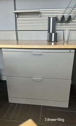 [#D6-67] 2-Drawer file cabinet
