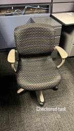 [#B13-33] Chaise de travail à carreaux