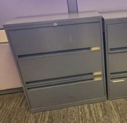 [#D8-13] 3-Drawer File Cabinet