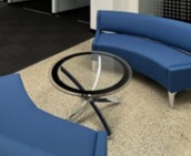 [#C3-7] Glass Top Coffee/Side Tables