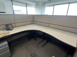 [#E6-38] L-shape Desk - 70x23