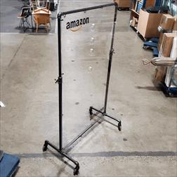 [#I13-71] COVID-19 Plexiglas Distancing Screens W/Casters (45Wx72Hx24H)