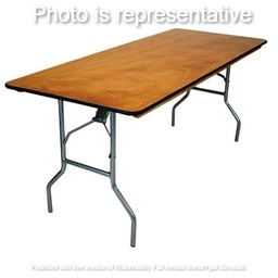 [#C19-27] Folding Table (30x84)