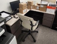 [#E6-22] L-Shaped Desk 