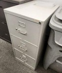 [#D9-17] 3-High Vertical Filing Cabinet