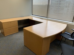 [#E7-59] Wooden U Shaped Desk