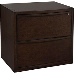 [#D6-112] Brown 30"w 2 Drawer Lateral Filing Cabinet (item represented by image)
