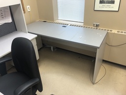 [#E3-275] Desk 1Ped Drawer