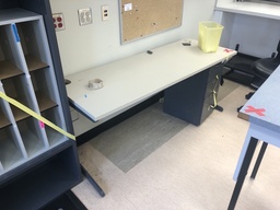 [#E3-279] Desk 1Ped Drawer