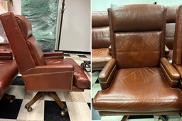 [#B5] Leather Chairs