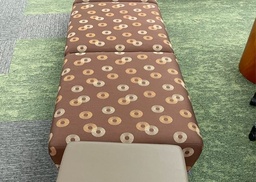 [#B11-4] Patterned Beige Cube Seats