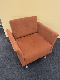 [#B12-9] Orange Lounge Chairs